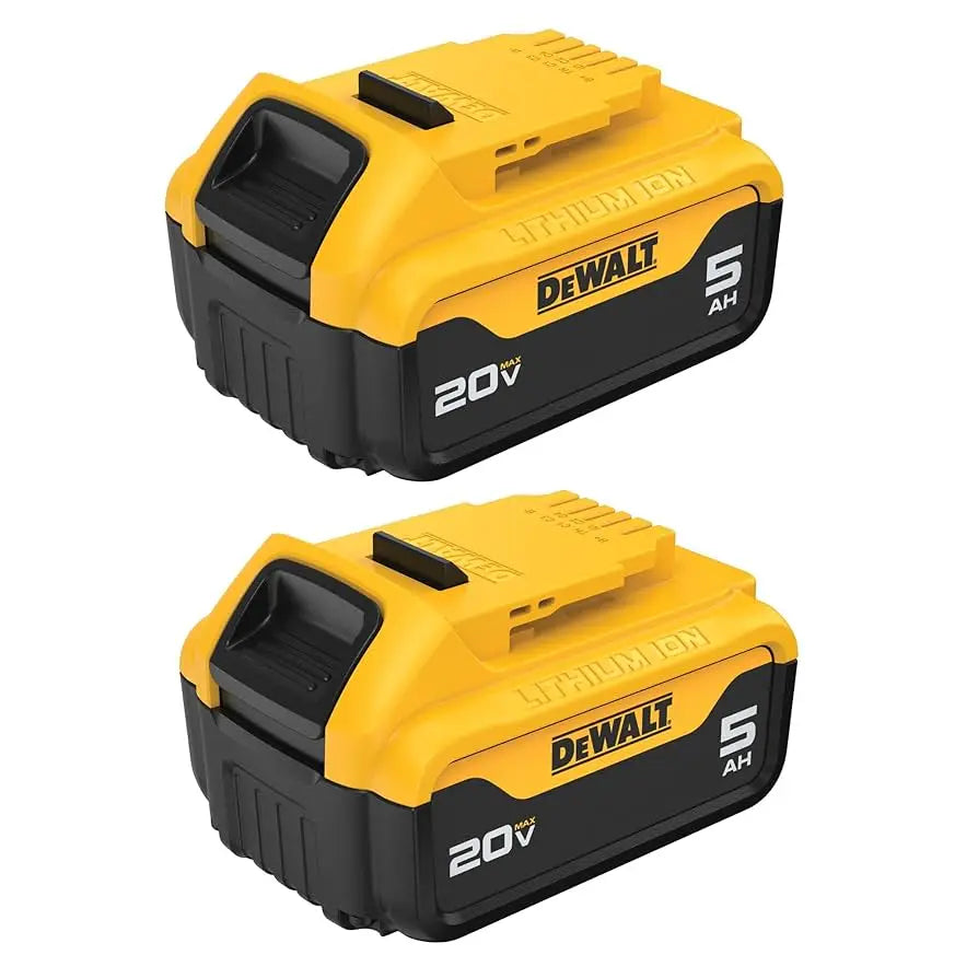 NEWLY DEWALTs 20V MAX 5 Ah Ion Battery 2-Pack (DCB205-2)