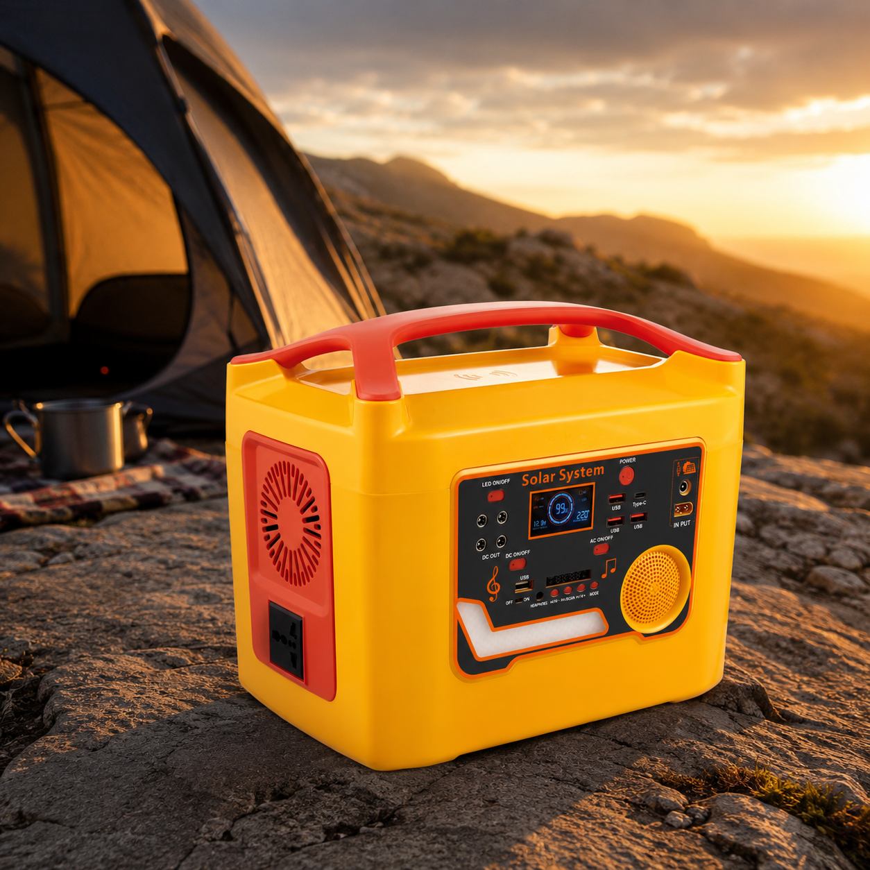 ZELP POWER Portable LiFePO4 Power Station – 192Wh / 384Wh, 200W / 400W Rated Output