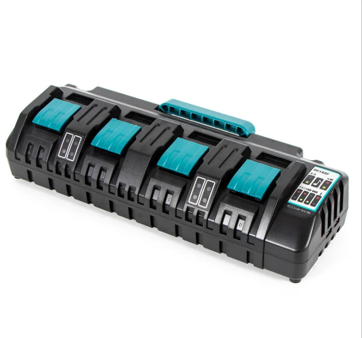 Replacement Battery  Fast Four Ports Charger 14.4V-18V for MK Li-ion Batteries Charger DC18SF BL1830 BL1840 BL1860 BL1430