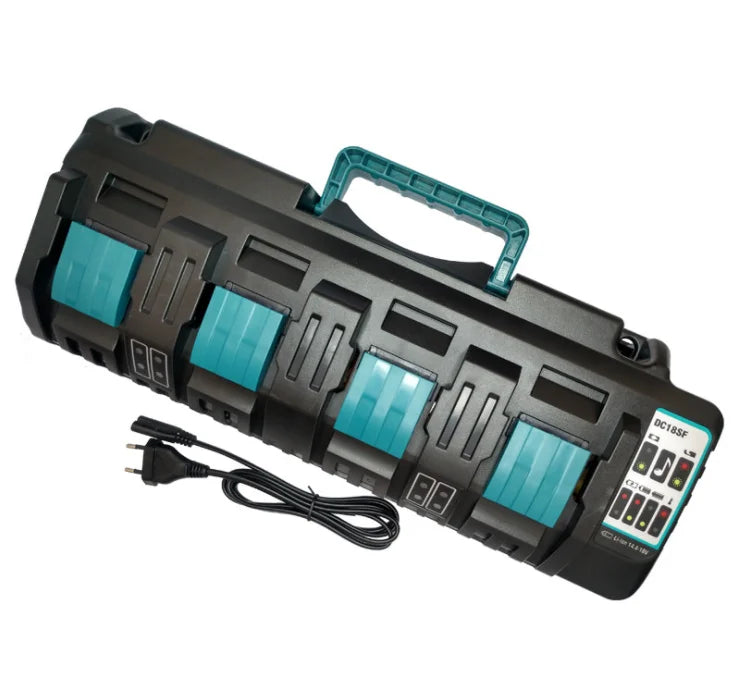 Replacement Battery  Fast Four Ports Charger 14.4V-18V for MK Li-ion Batteries Charger DC18SF BL1830 BL1840 BL1860 BL1430