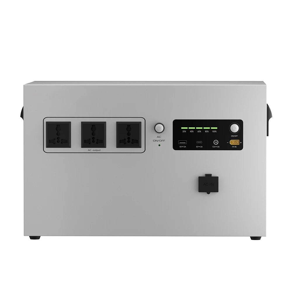 All-in-One Solar-Charging Outdoor Camping Generator (300W–5120W) – Portable Power Station with Optional Solar Panels