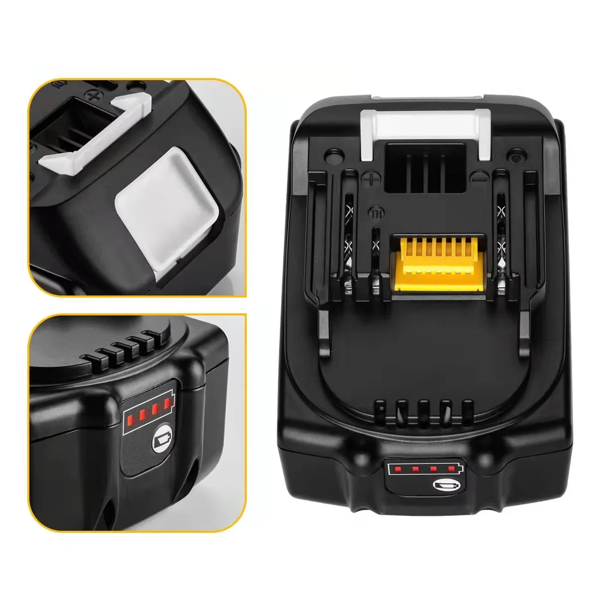 BL1860 Rechargeable Battery 18 V 6000mAh Lithium Ion for Makitasl18v Battery BL1840 BL1850 BL1830 BL1860B LXT 400