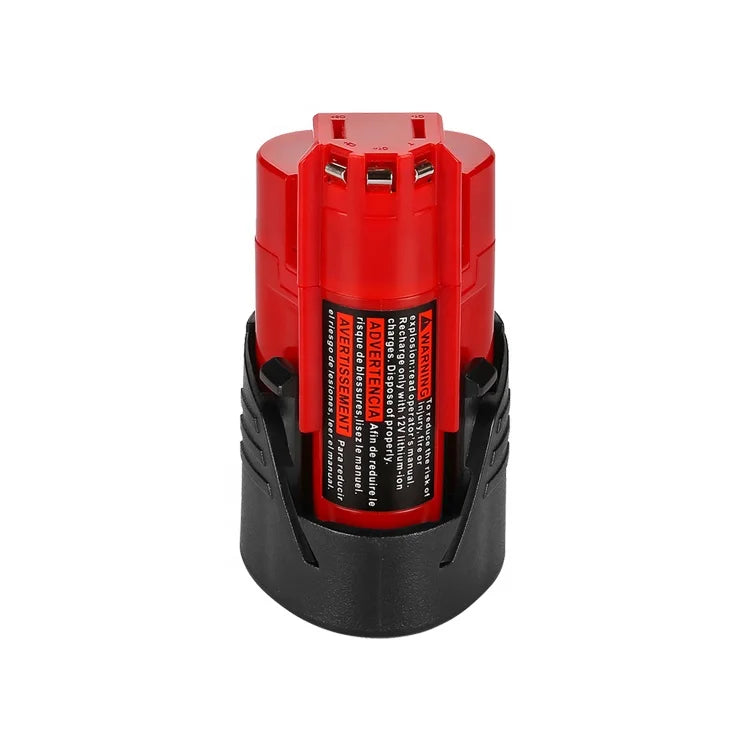 AERDU Replacement 18V 6.0Ah  2.0Ah 1.5Ah Lithium Ion Battery for Milwaukee 2520-20 M12 Grinder 18amp Fuel 12v