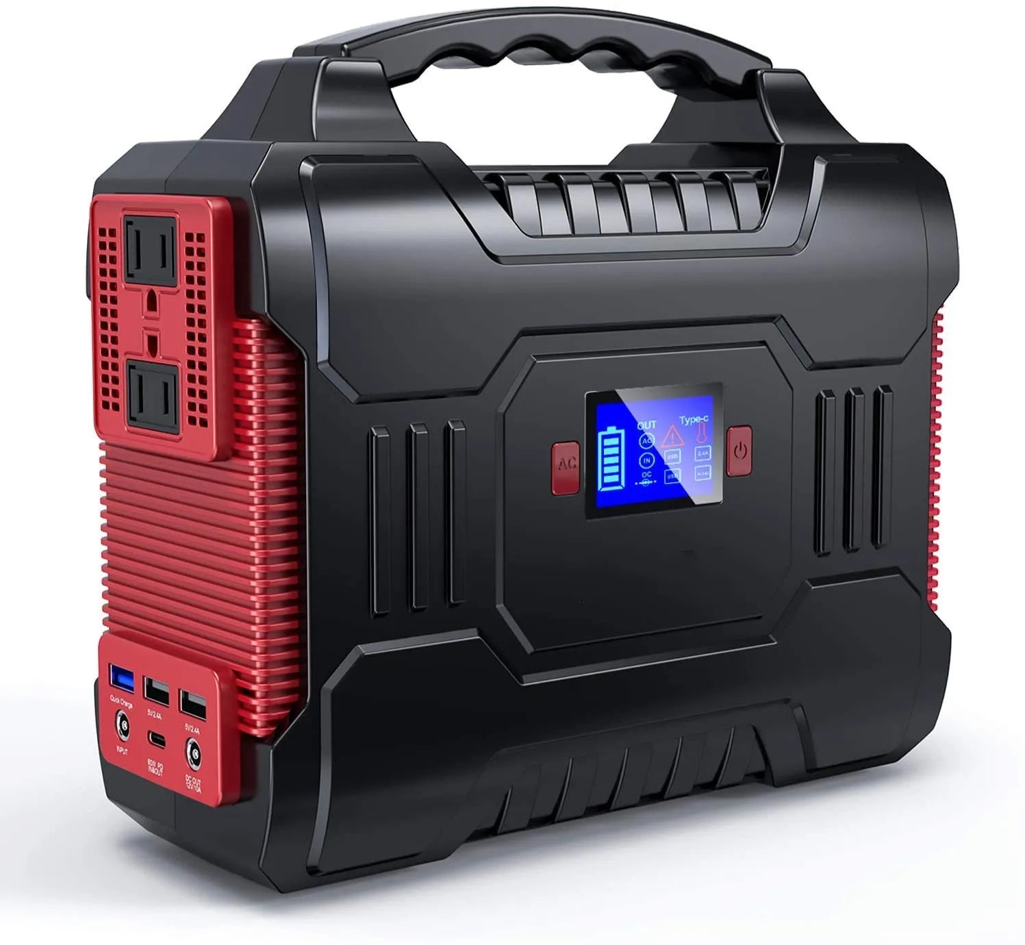 300瓦便携式电站266.4Wh户外太阳能发电机移动锂电池组110V