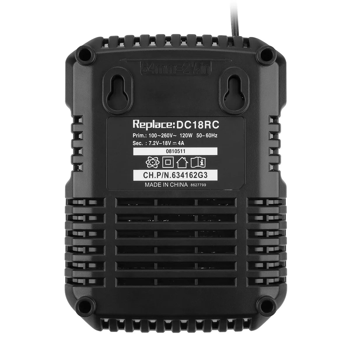 14.4V–18V Replacement Battery Charger Compatible with Makita Platform – DC18RC