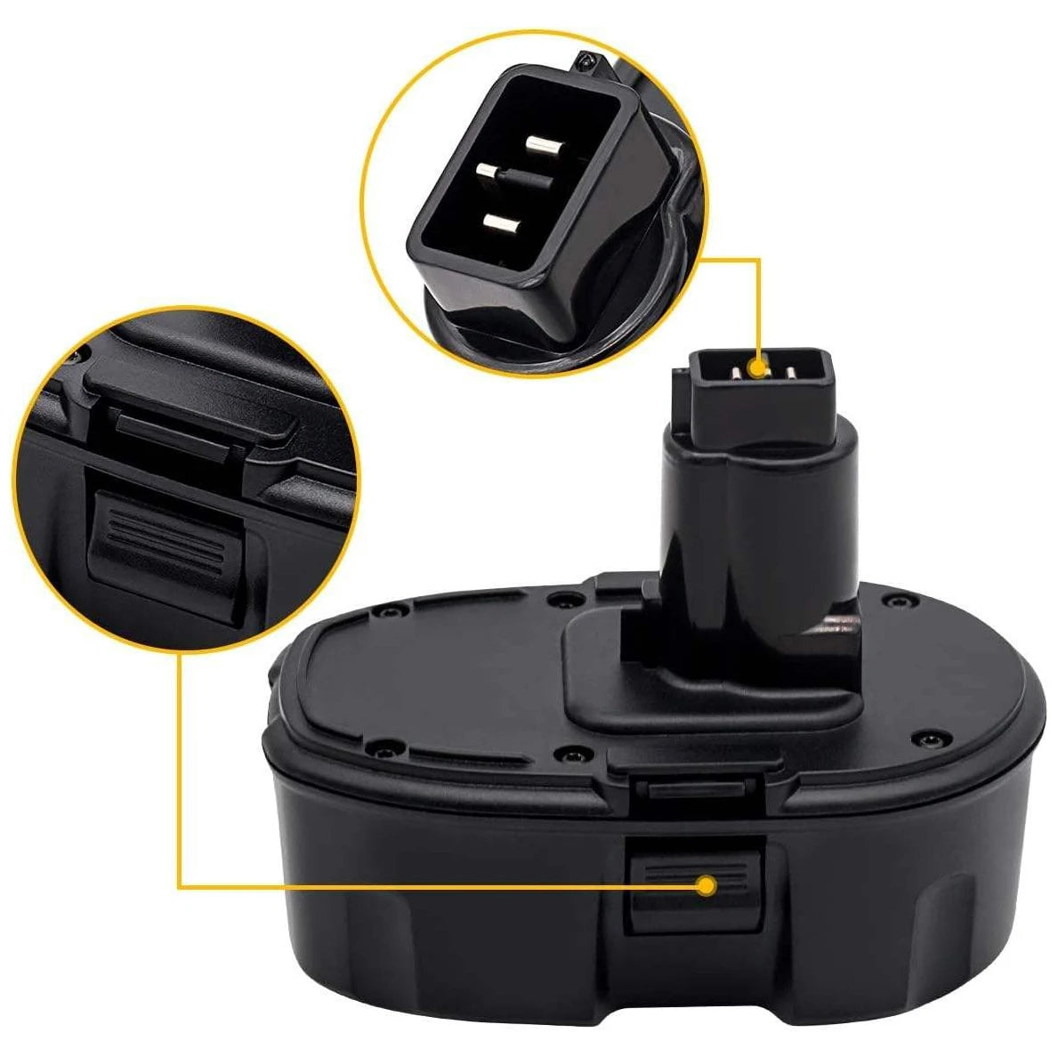 Popular Cordless Power Tool Lithium-Ion Batteries DCB120 DCB200 DCB609 DC9096 for Dewalt Battery Pack