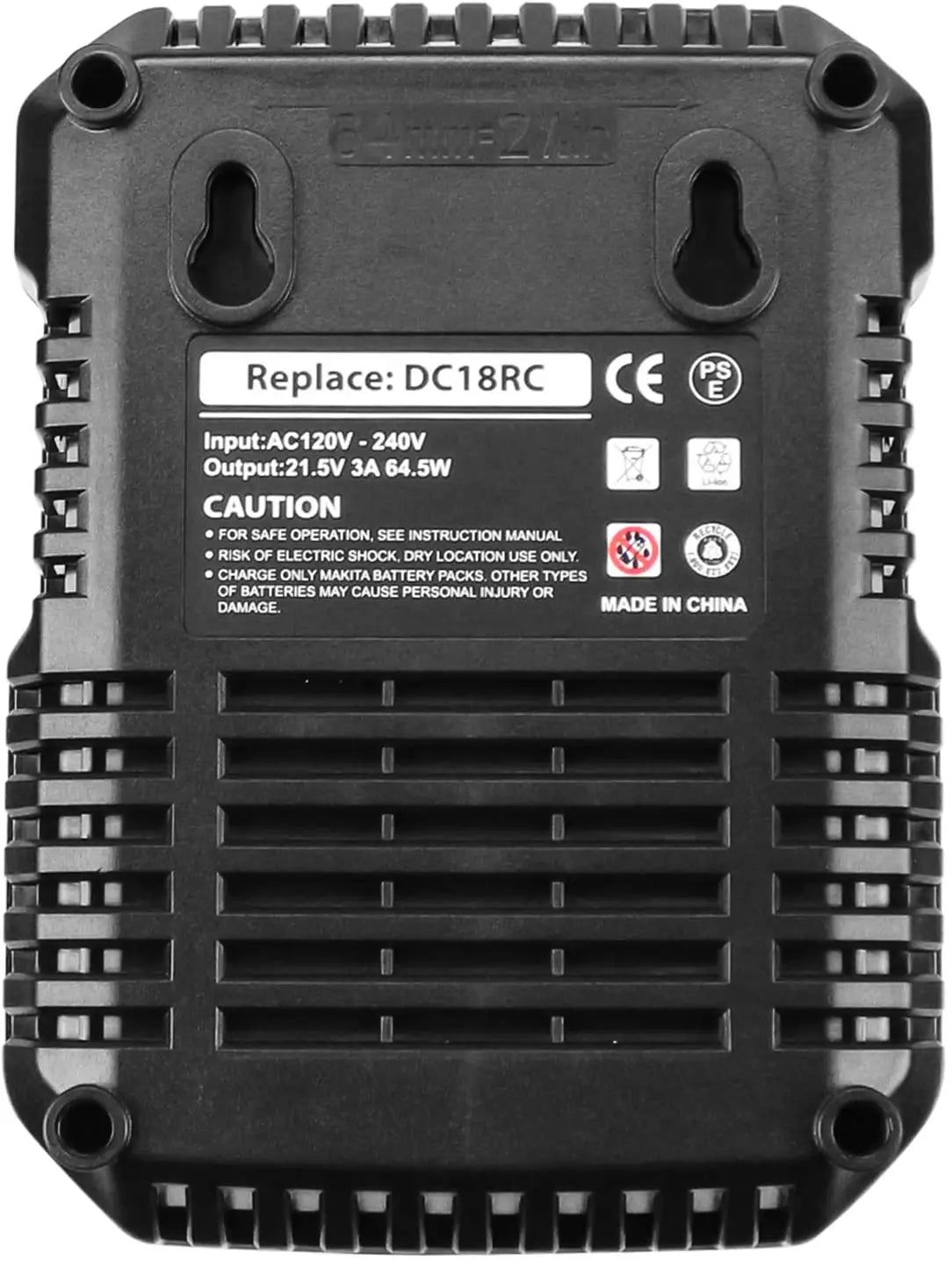 DC18RC Battery Charger 14.4V/18V Lithium-ion Battery  BL1830 BL1840B BL1850 BL1860 BL1450 18650 Charger Dc18rct