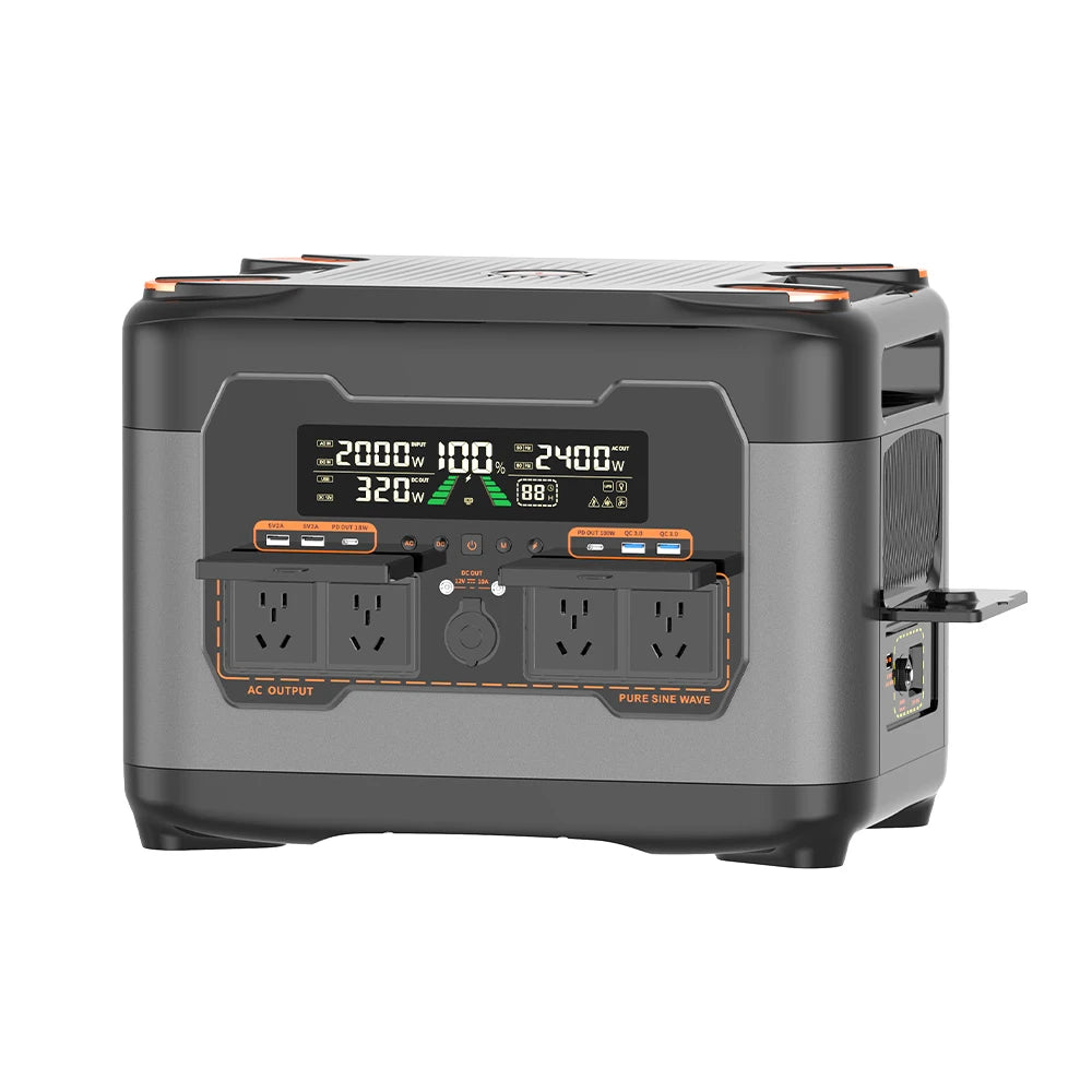All-in-One Solar-Charging Outdoor Camping Generator (300W–5120W) – Portable Power Station with Optional Solar Panels