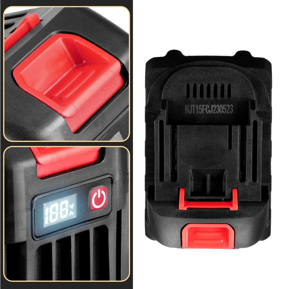 20V 928VF 388VF Plus Rechargeable Battery 30000mAh 20000mAh With LED Power Display for Makita 18V Power Tool Battery EU Plug