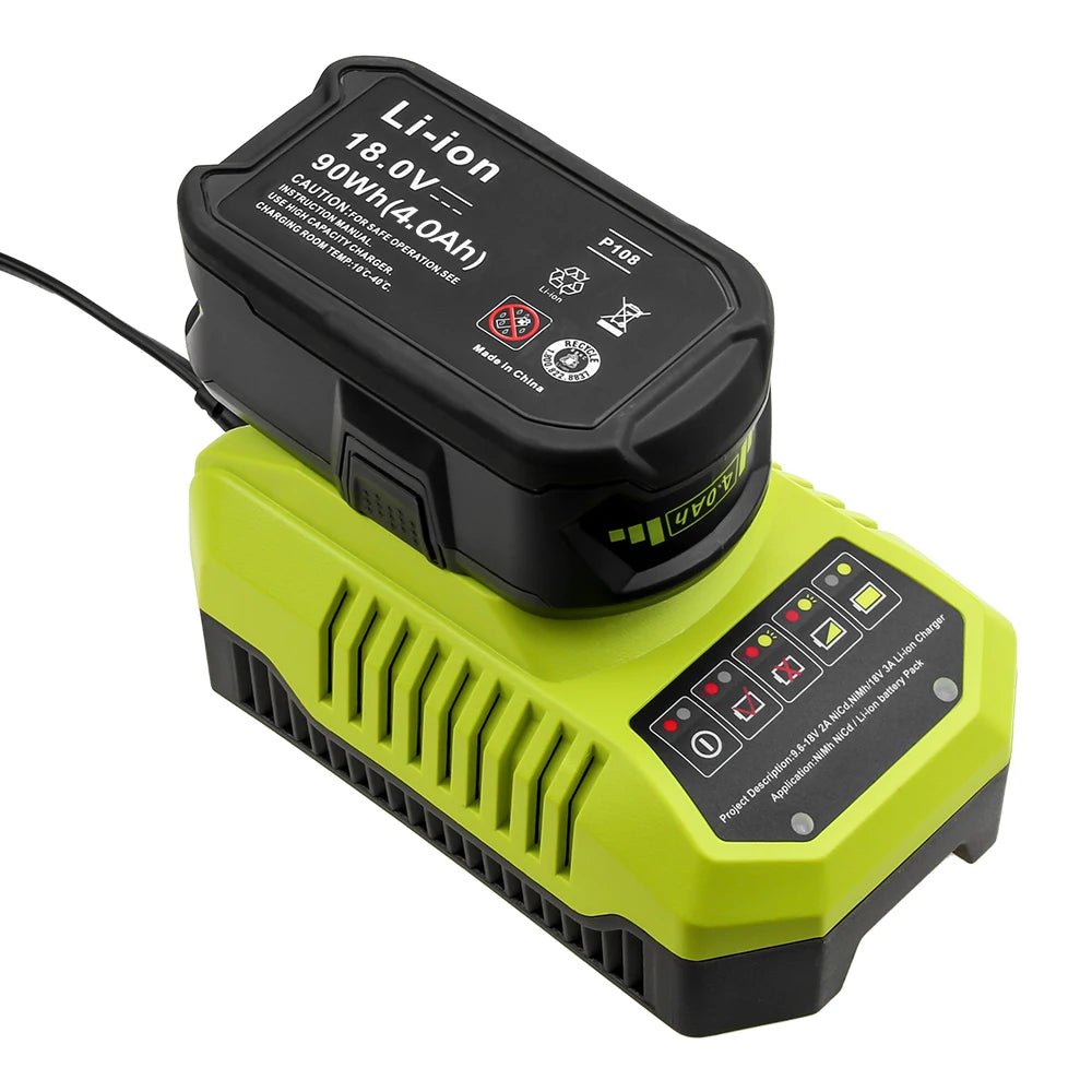 Ryobi 14.4v 18v Battery Charger Adapter for Cordless Drill Power Tool P115