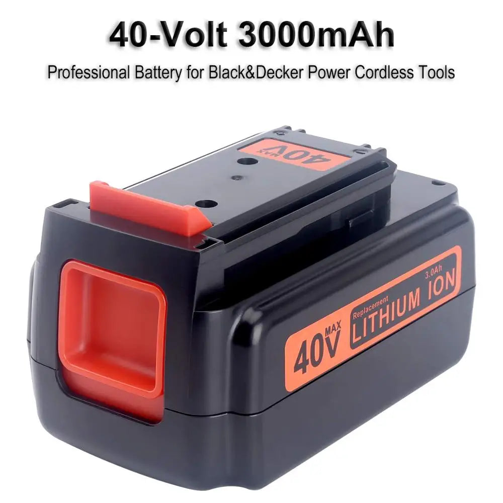 LBX2040 40V 2.0AH  Replacement Lithium-ion Battery for Black and Decker 40-Volt Cordless Power Tools LBXR36, LBX1540 , LBX2040