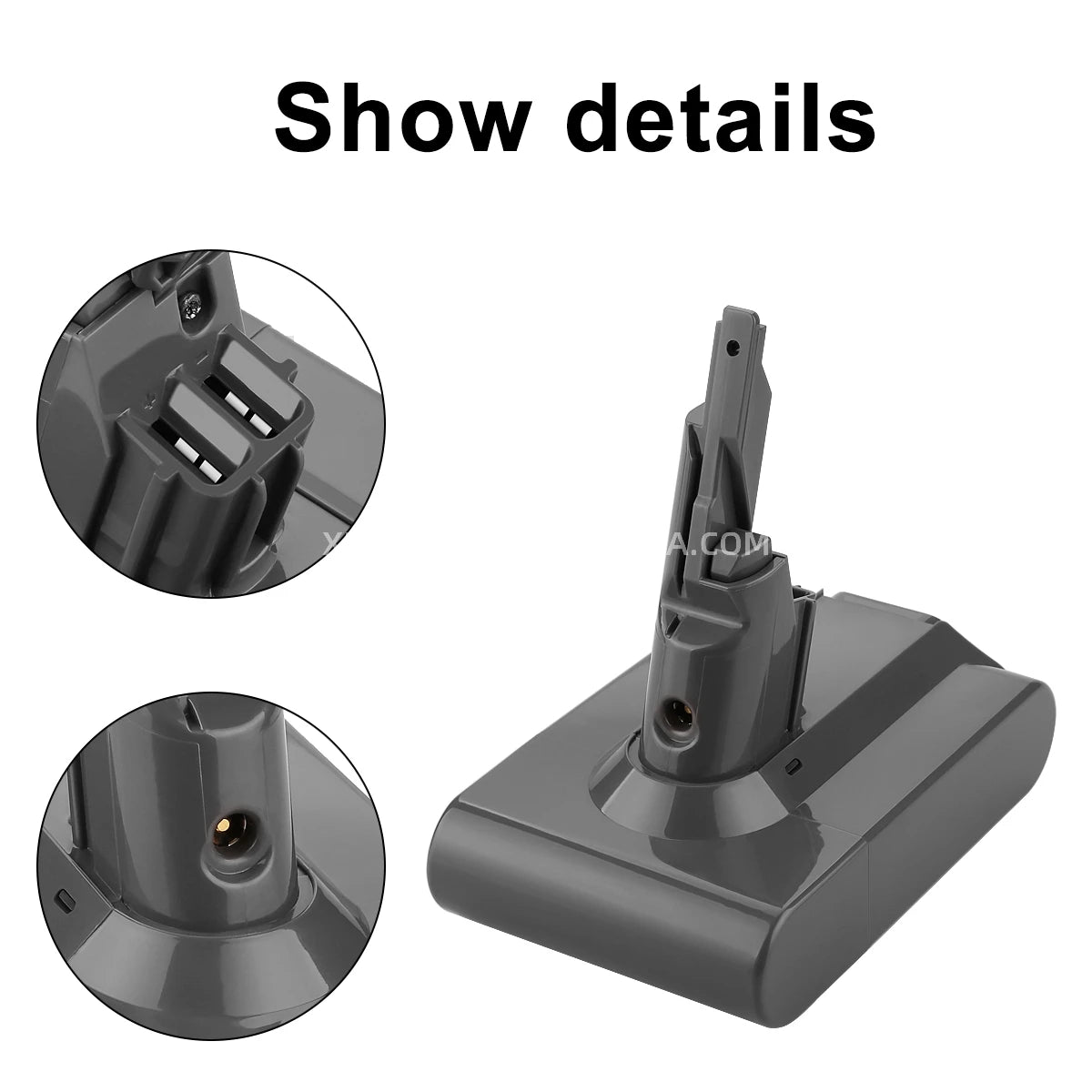 DYS on 4500mah for V7 Vacuum Battery Replacement for Handhold Vacuum Cleaner Battery LI-ION With KC