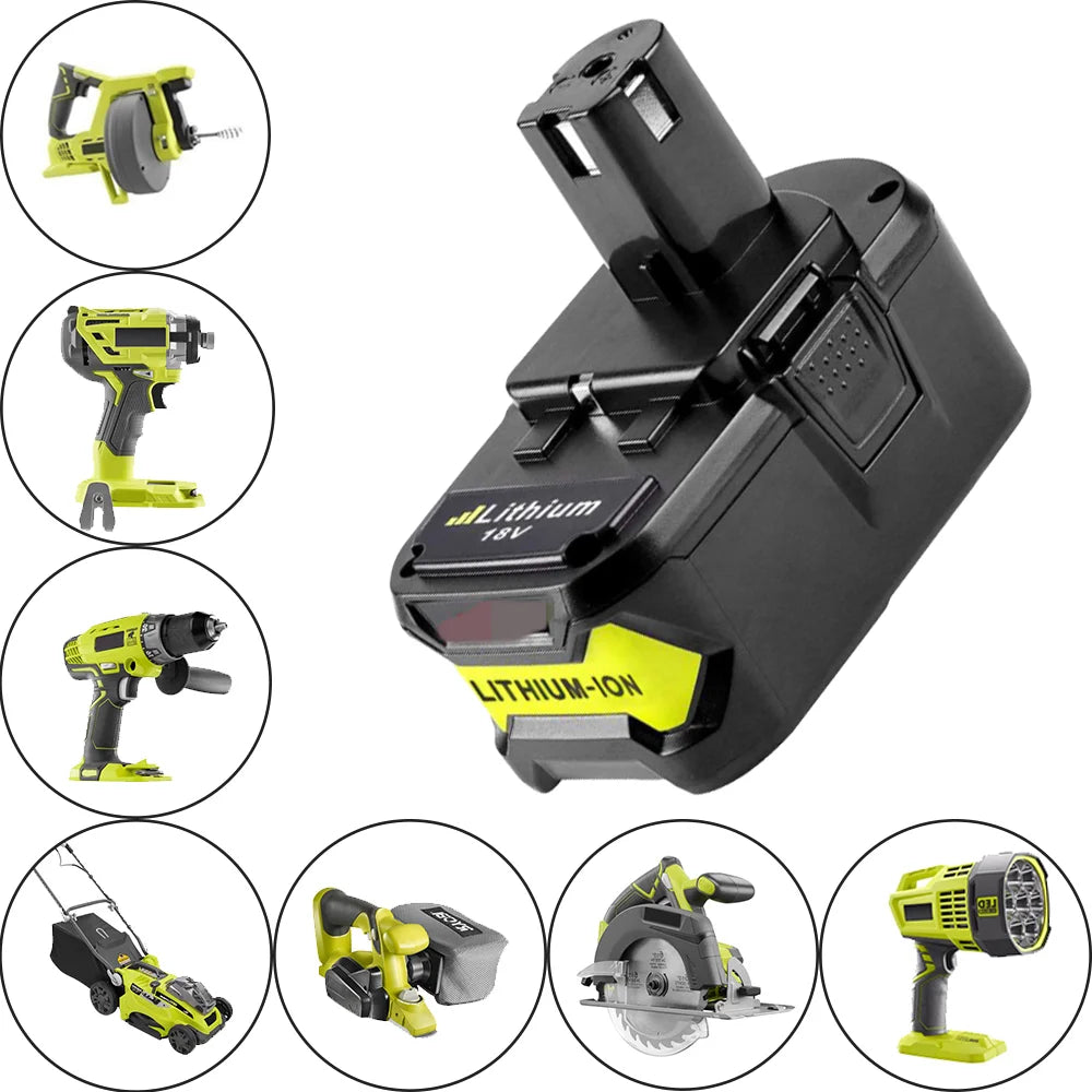 Battery Power Tools 18V P108 Lithium Ion Replacement Battery P102 P103 P104 P105 P107 P271 Power Tools 5000mah