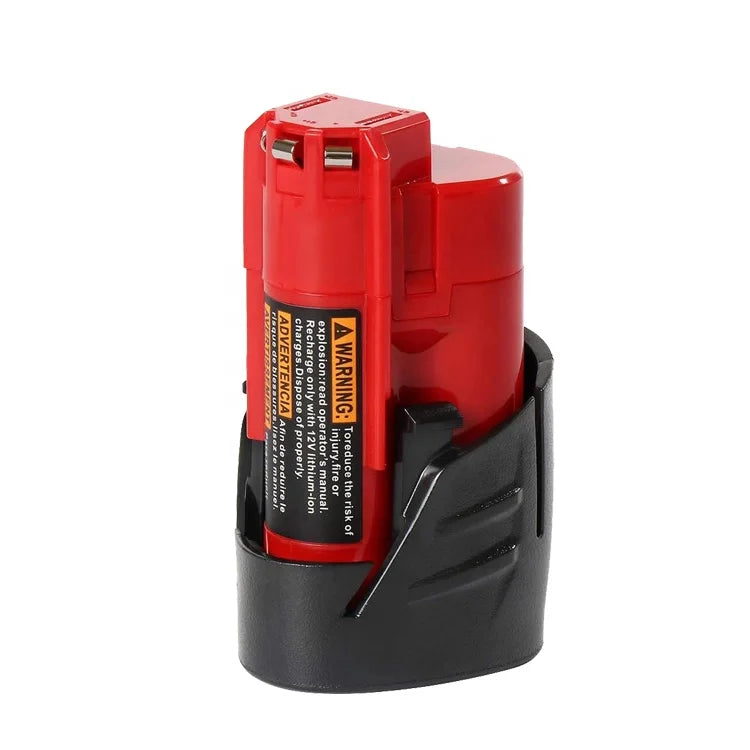AERDU Replacement 18V 6.0Ah  2.0Ah 1.5Ah Lithium Ion Battery for Milwaukee 2520-20 M12 Grinder 18amp Fuel 12v