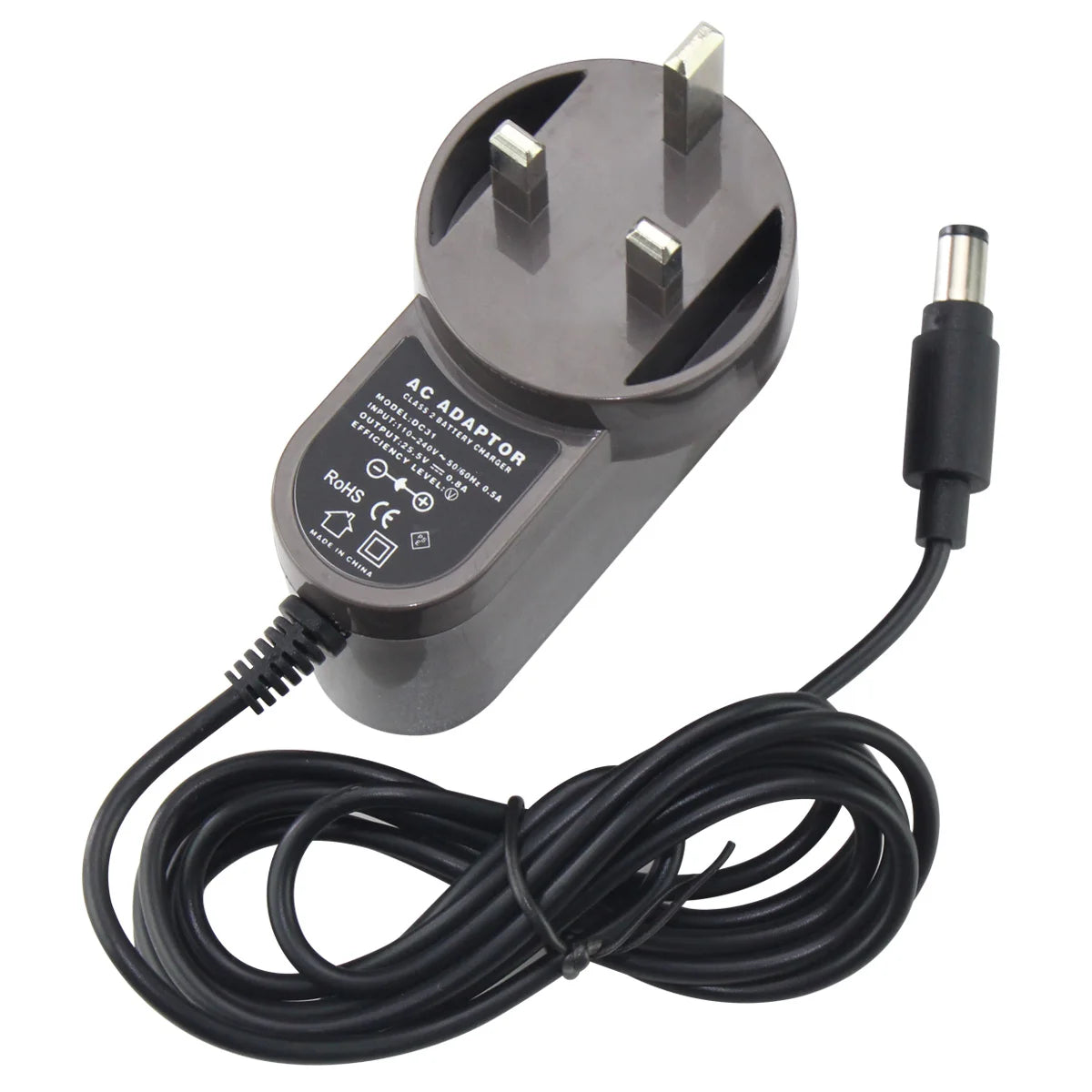 Replacement for Dysons  Charger Uk Plug  V6 V7 V8 DC31 DC34 DC35 DC44 Vacuum Cleaner Battery Charger