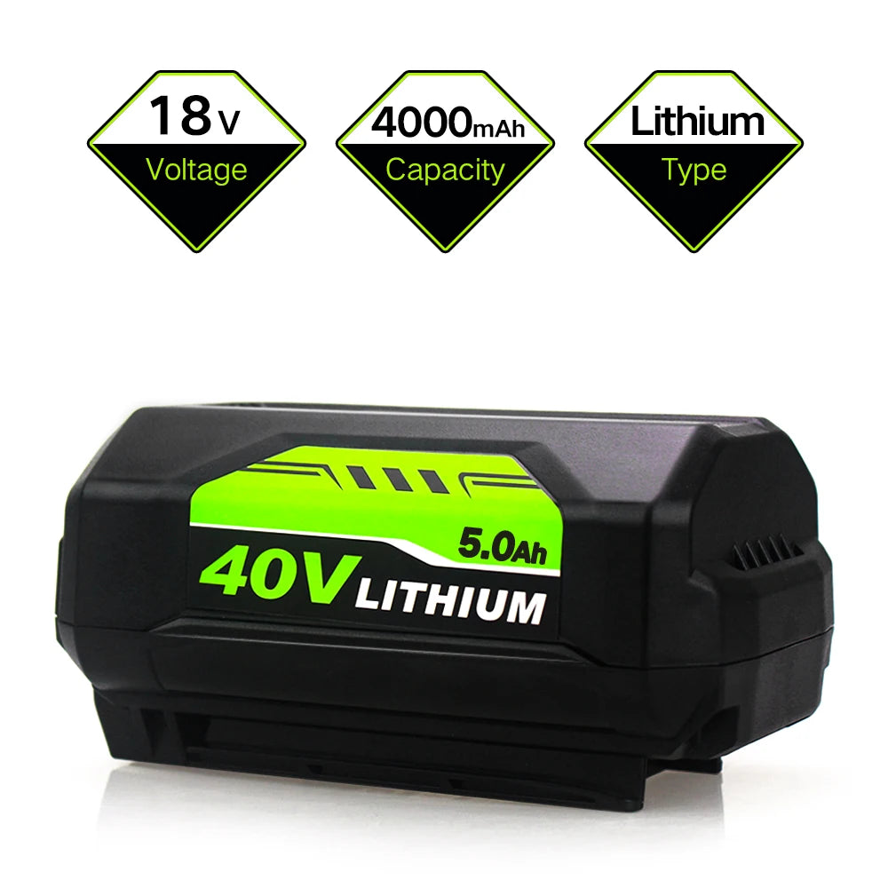 High Quality Battery ForRyobis RY40180 OP40261 40V 6000mAh Lithium Ion Battery 3000mah 4000mah 5000mah RMA06L