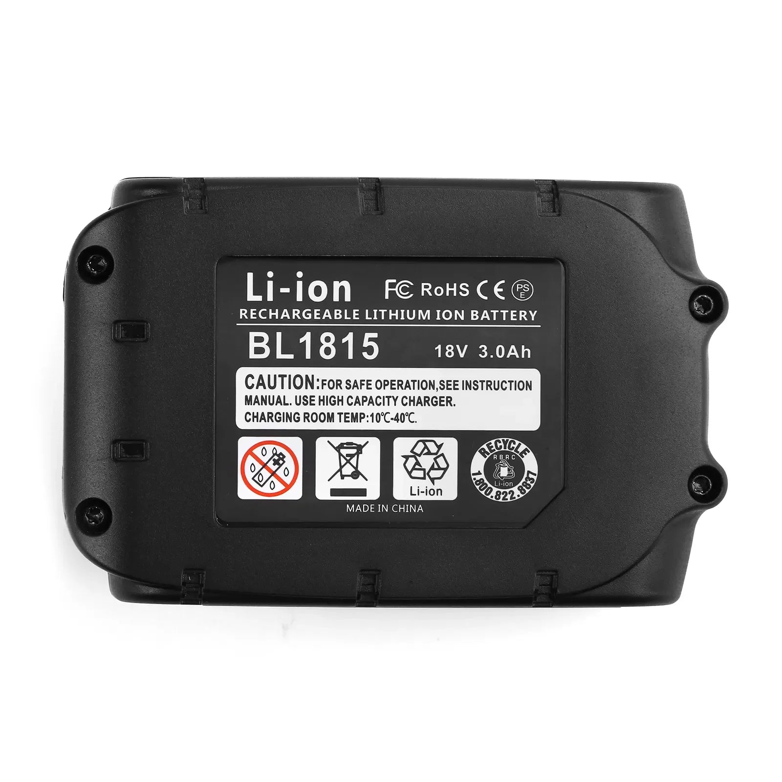 2 Packs 3.0Ah 18 Volt Rechargeable Lithium Ion Battery Pack Replacement for Makita 18v Cordless BL1850 Power Tools
