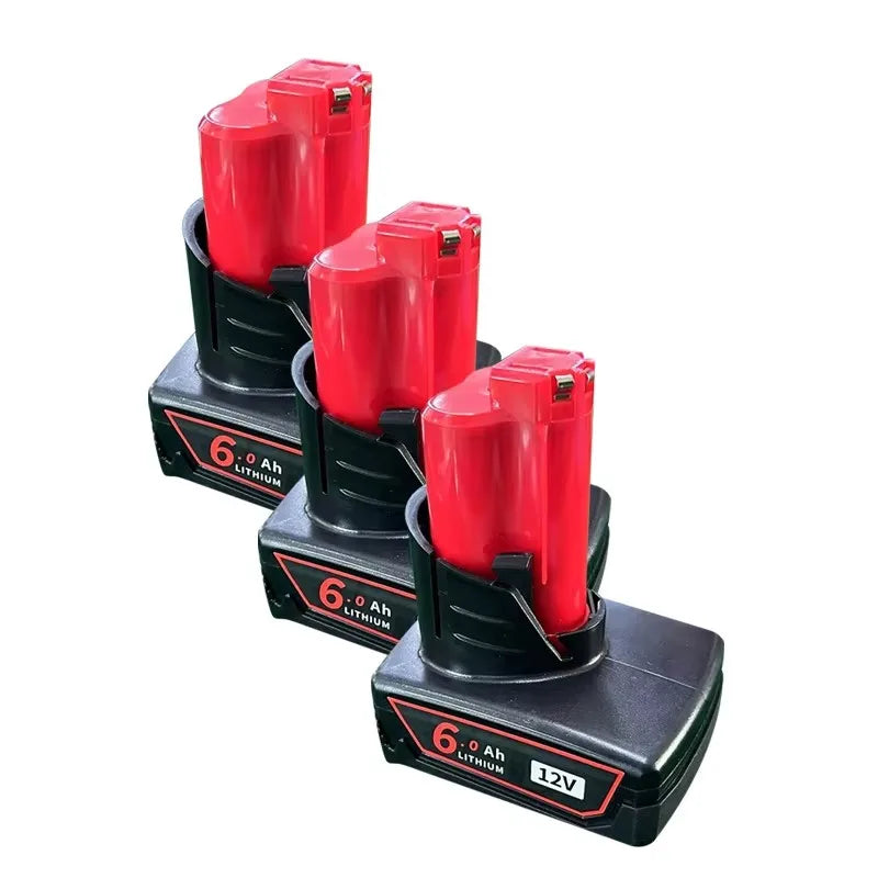 FOR Milwaukess 18V 12V  6.0Ah   M12s  M18s   Power Tool Lithium Battery with Large Capacity Spare Battery.