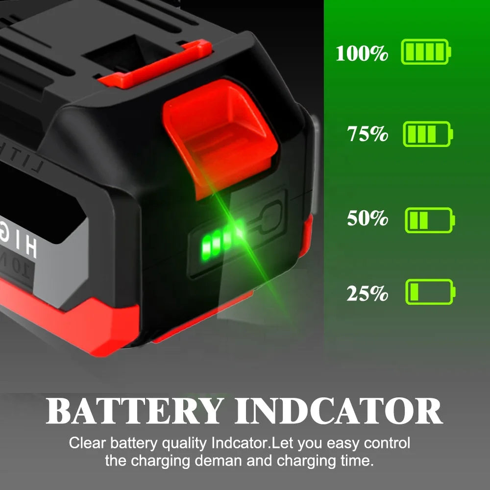 18V Rechargeable Replacement Lithium Ion Battery with LED Indicator High Capacity for Makita Power Tools 220v Pim 18650 50-60HZ