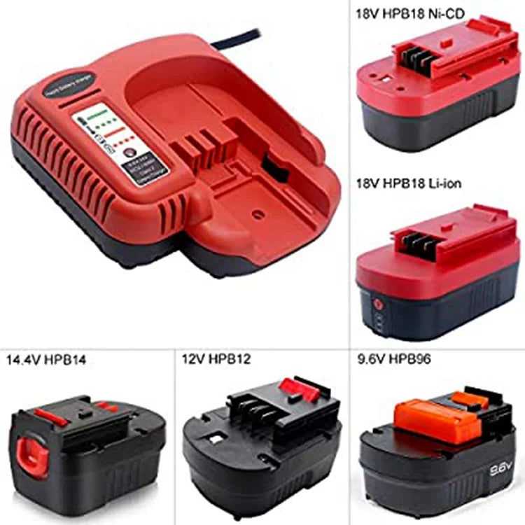 For Black&Deckers Battery Charger 9.6V-24V BDCCN24 for Nimh Nicd Battery Charger for Power Tools Cordless Tools