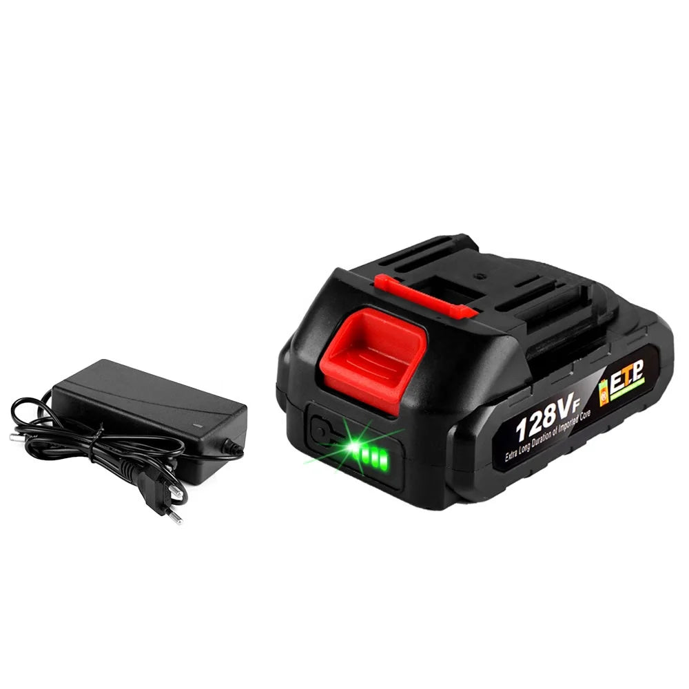 Larger Battery With Charger Lithium Ion Rechargeable Replacement for Makita 18V Battery BL1850 BL1830 BL1860  Cordless Drills